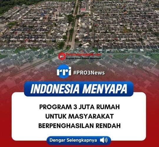 Program Tiga Juta Rumah Prabowo